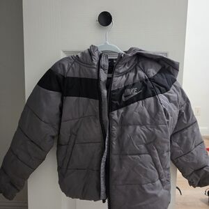 Nike Toddler Charcoal and Black Puffer Jacket 1-2yrs.